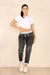 Italian Plain Drawstring Cotton Joggers