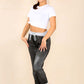 Italian Plain Drawstring Cotton Joggers