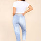 Italian Plain Drawstring Cotton Joggers