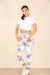 Italian Aboriginal Print Drawstring Cotton Joggers