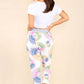 Italian Aboriginal Print Drawstring Cotton Joggers