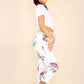 Italian Floral Print Drawstring Cotton Joggers