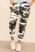 Italian Camouflage Drawstring Cotton Joggers