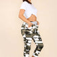 Italian Camouflage Drawstring Cotton Joggers
