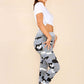 Italian Camouflage Drawstring Cotton Joggers