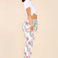 Italian Tropical Print Drawstring Cotton Joggers