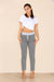 Italian Dogtooth Print Drawstring Cotton Joggers