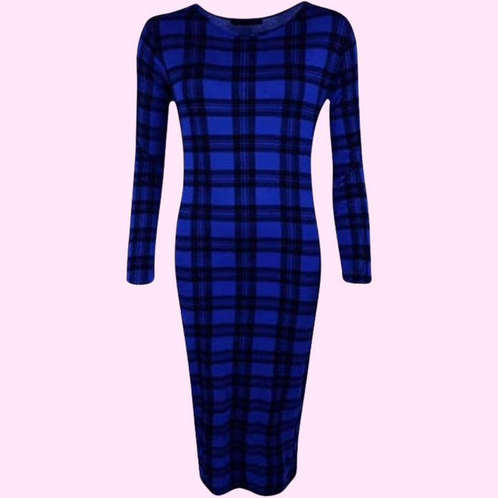 Long Sleeve Bodycon Midi Dress