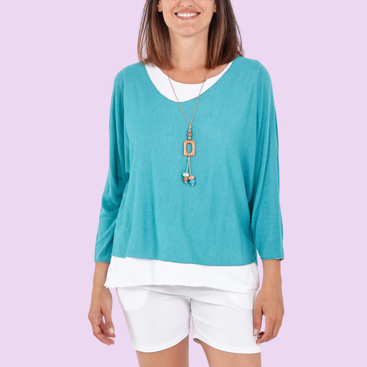 Necklace Double Layer Top