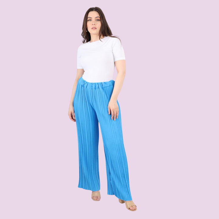 Pleated Elasticated Waist Trouser