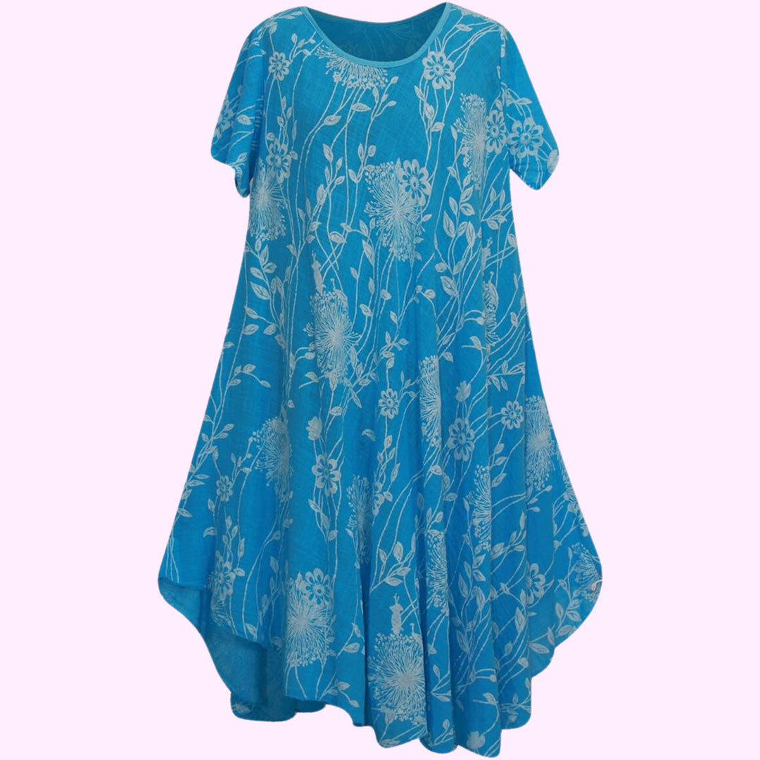 Italian A-Line Flowy Swing Dress