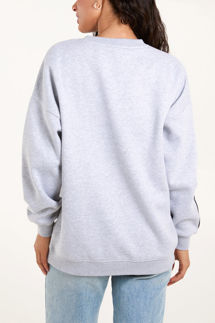 'Los Angeles' Swirl Sweatshirt Jumper