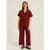 Italian Ladies Short Sleeve Tie Waisted Co-ord Set