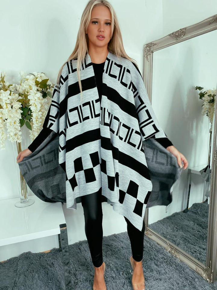 Printed Poncho