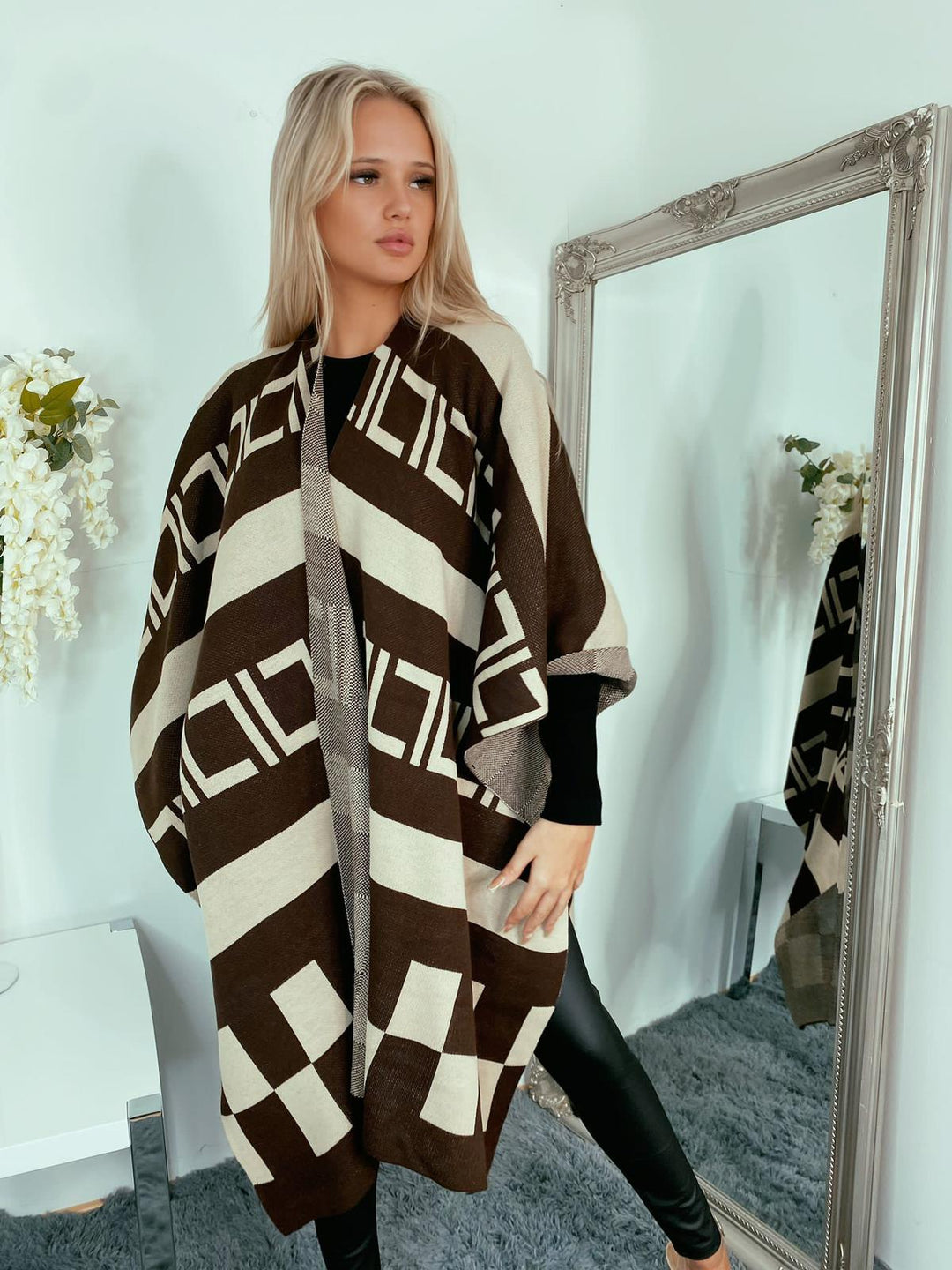 Printed Poncho