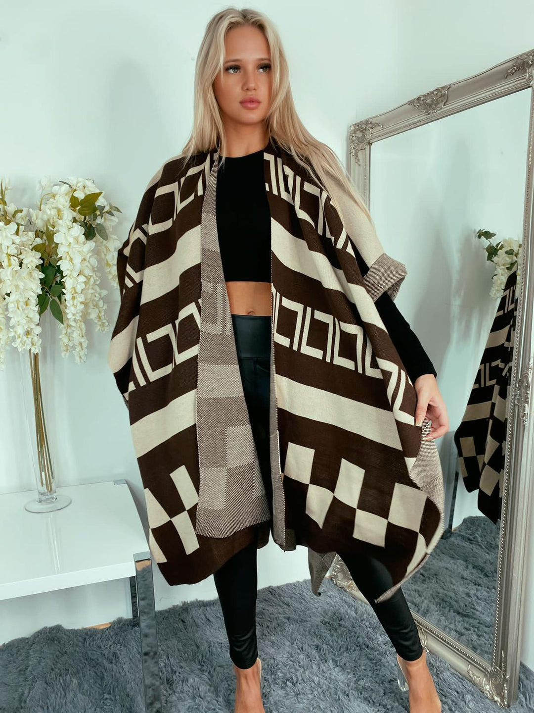 Printed Poncho