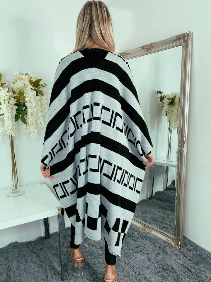 Printed Poncho