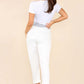 Italian Plain Drawstring Cotton Joggers