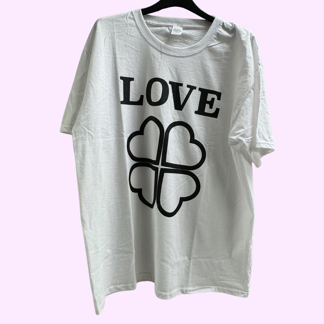 Love Slogan Printed T-Shirt