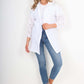 Italian Lace Sleeve Hooded Long Cardigan