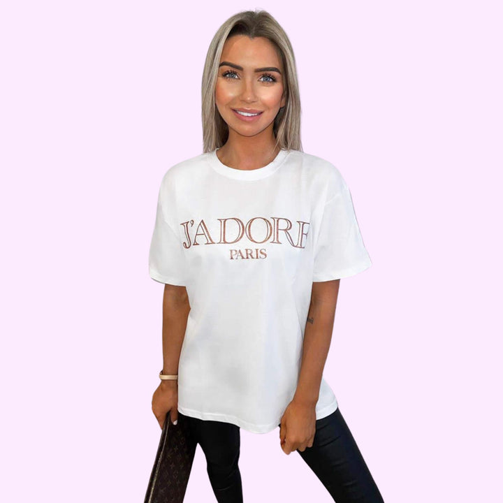 Jadore Print T-Shirt