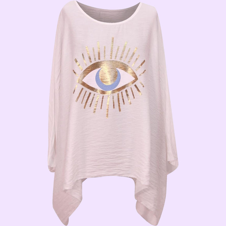 Italian Evil Eye Kimono Fashion Top