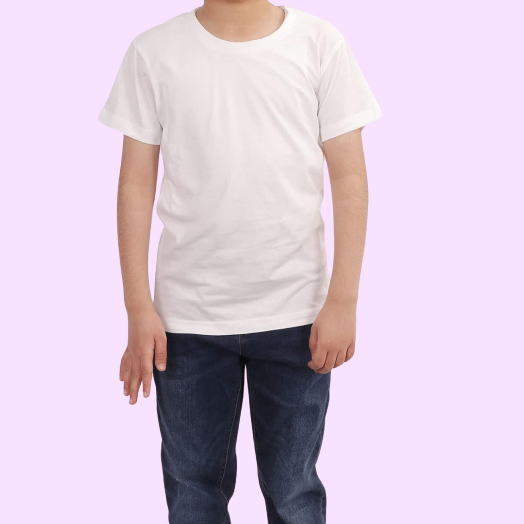 Kids Short Sleeve Round Neck T-Shirt