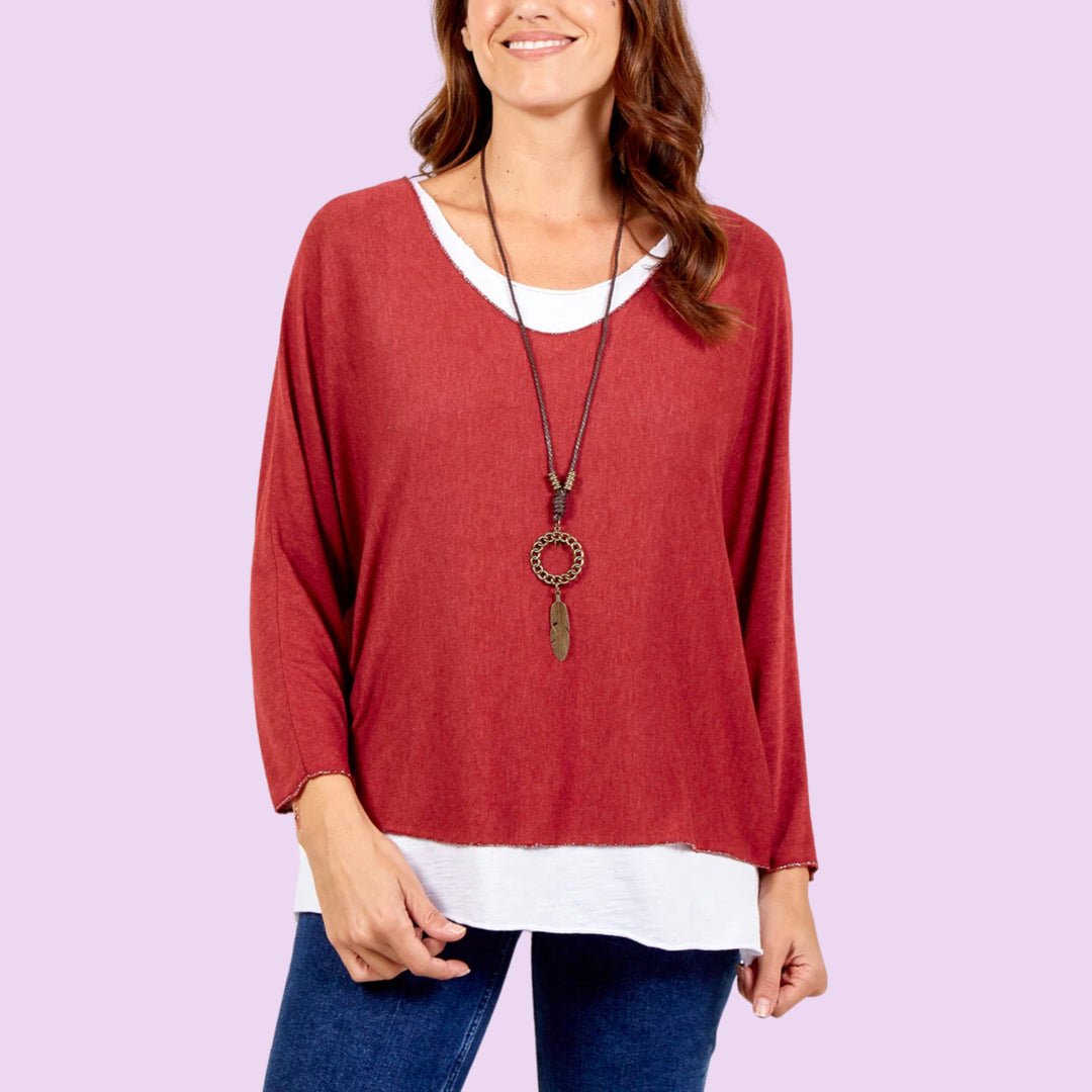 Necklace Double Layer Top