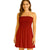 Women’s Plain Strapless Bandeau Midi Dress