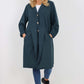 Italian Front Button Fastening Longline Cotton Cardigan