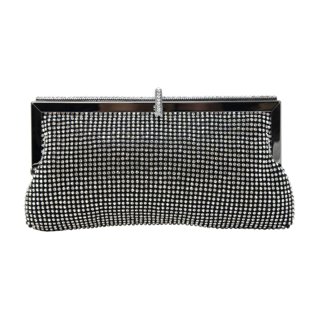 Diamante Clasp Clutch Bag