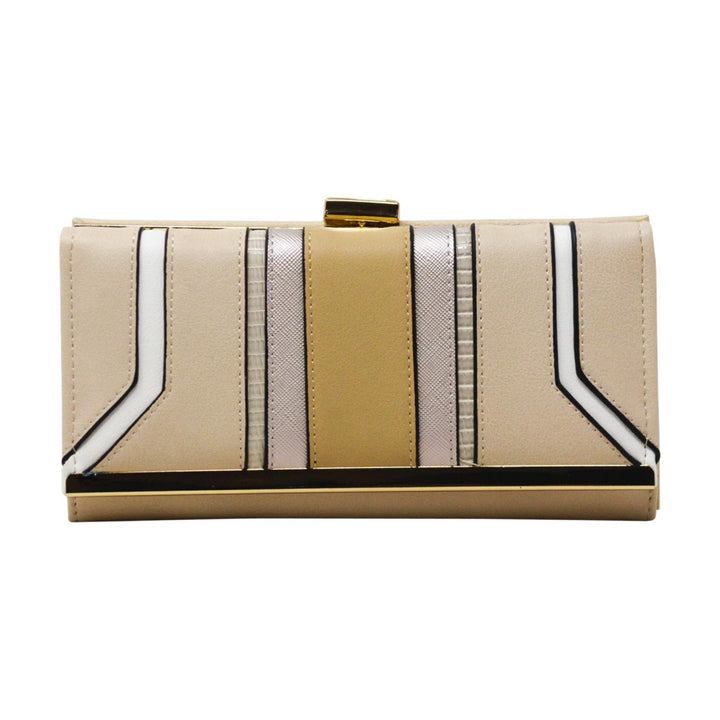 Striped Ladies Long Purse