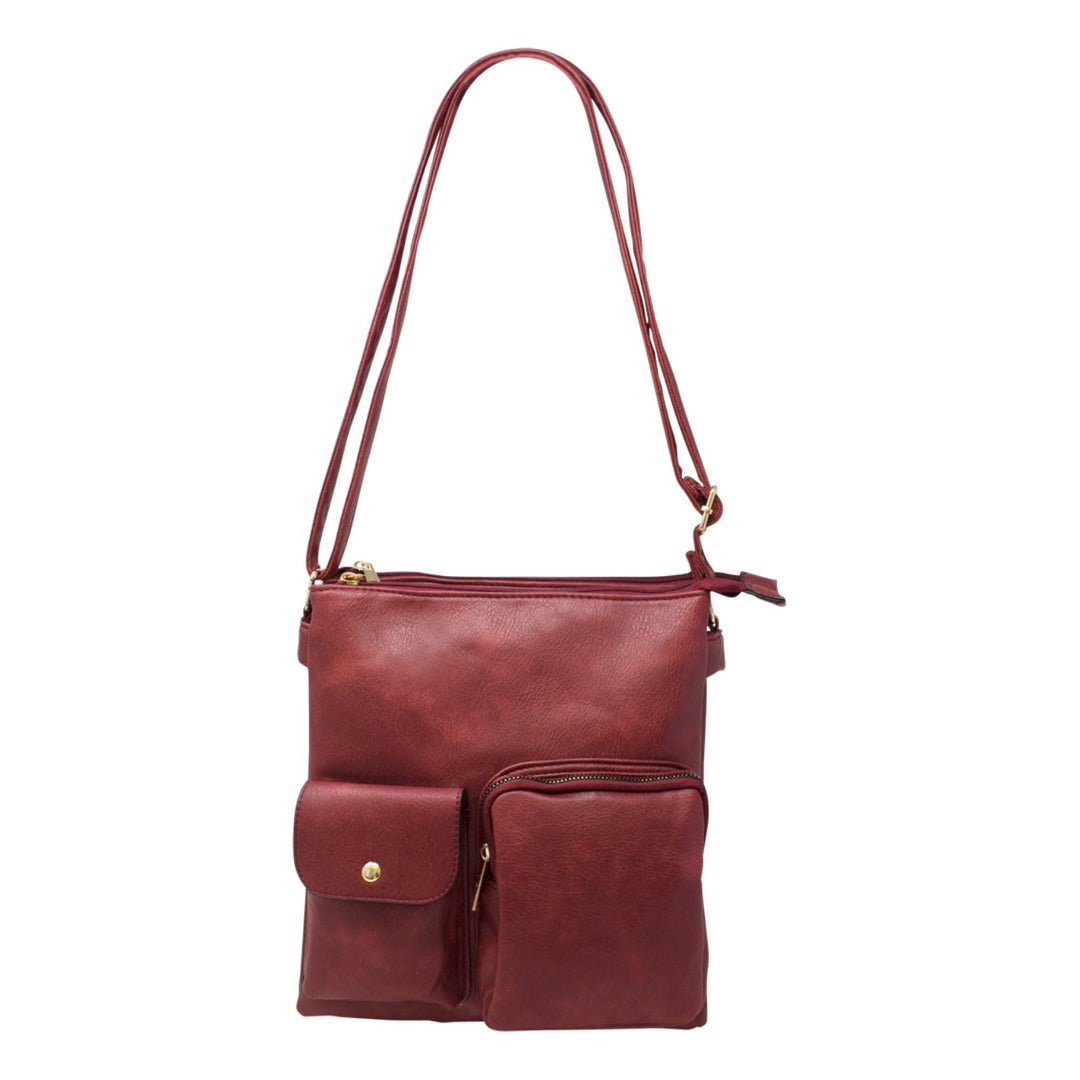 Double Pockets Crossbody