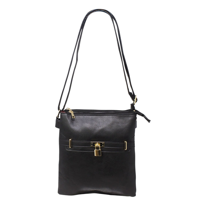 Small Front Lock Crossbody Bag