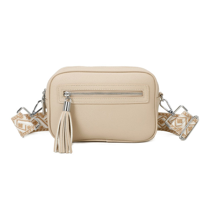 JM1380 Double zip Crossbody Bag