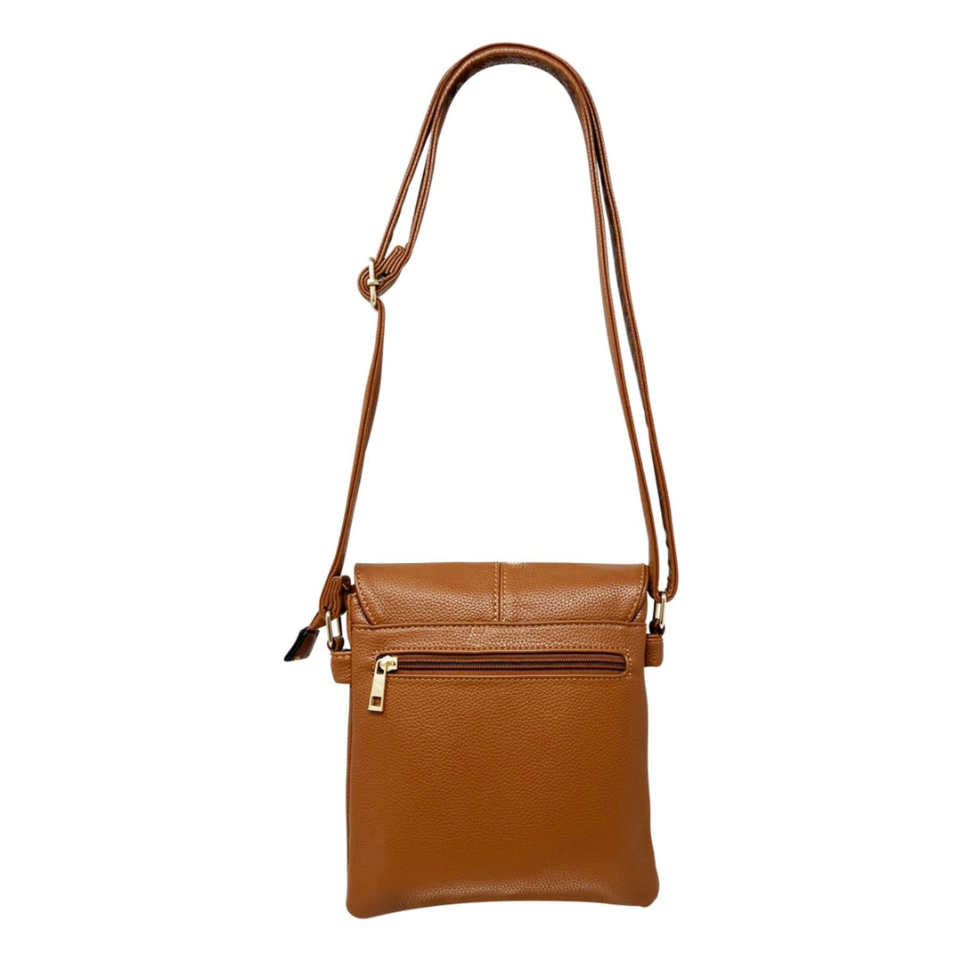 Front Flap Crossbody with Metal Bar