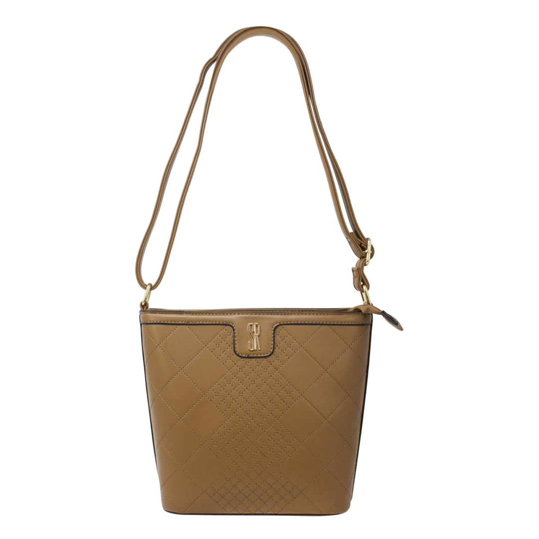 Diamond Pattern Crossbody Bag