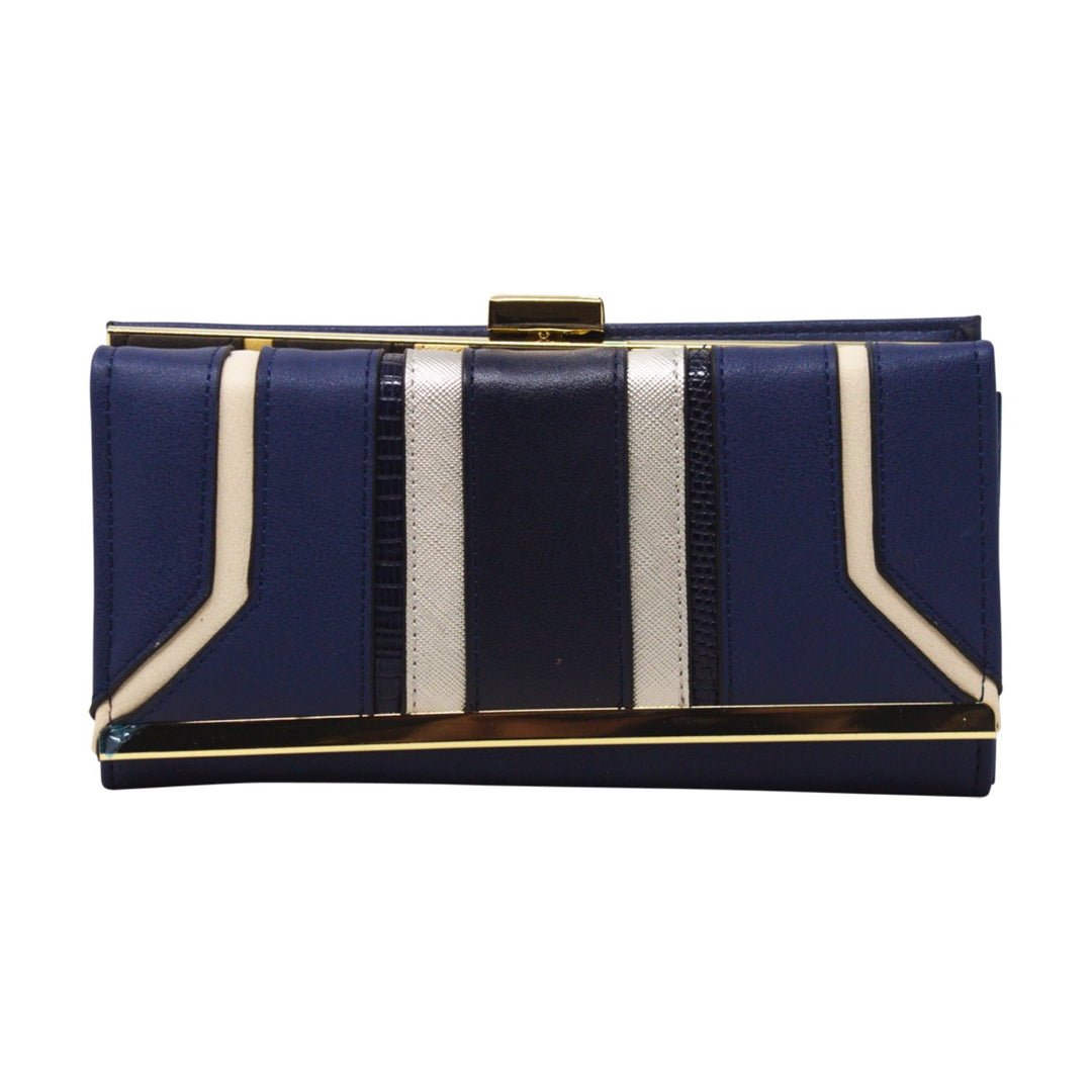 Striped Ladies Long Purse