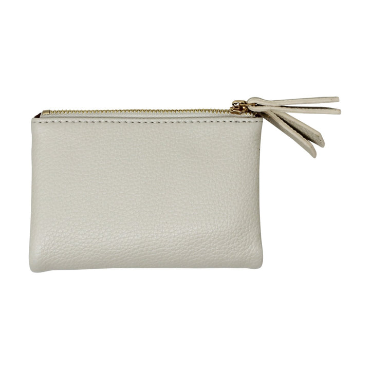 Small Folded Purse with Double Zippers