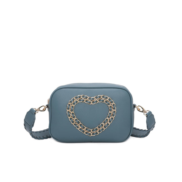 JM1356 Heart embroidered Cross body bag