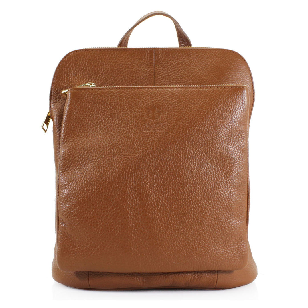 VP410-Leather Backpack