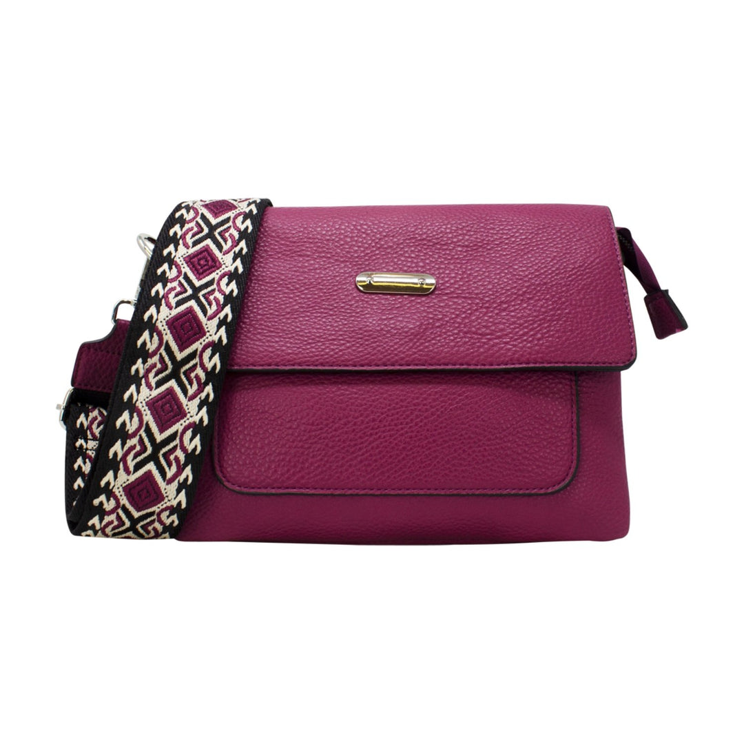 Flap-N-Snap Multi-compartments Crossbody