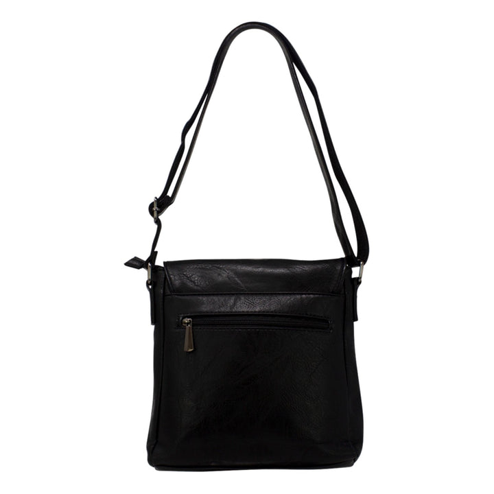 Classic Crossbody Bag with Front Zipper