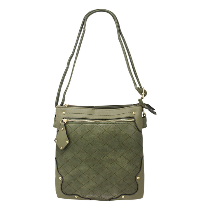 Front Zipped Pocket Crossbody Bag