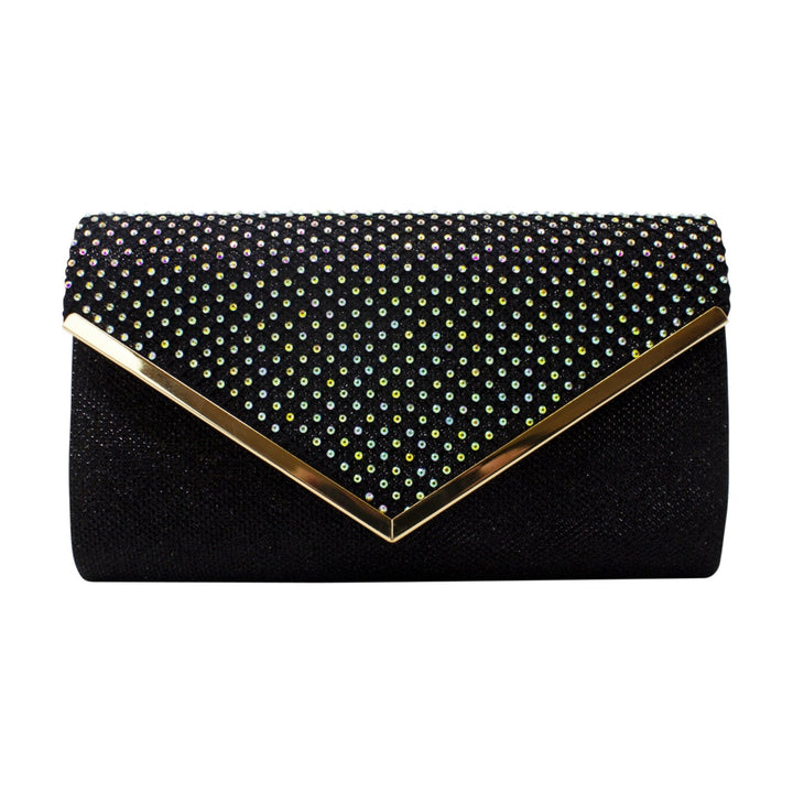 Envelop Style Clutches with Iridescent Diamante