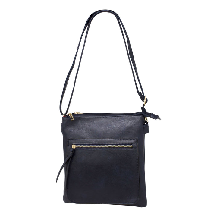 Front Zipped Pocket Crossbody