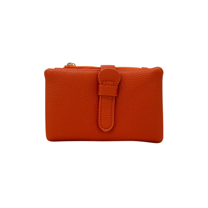 Short Folded Purse with Strap Buckle