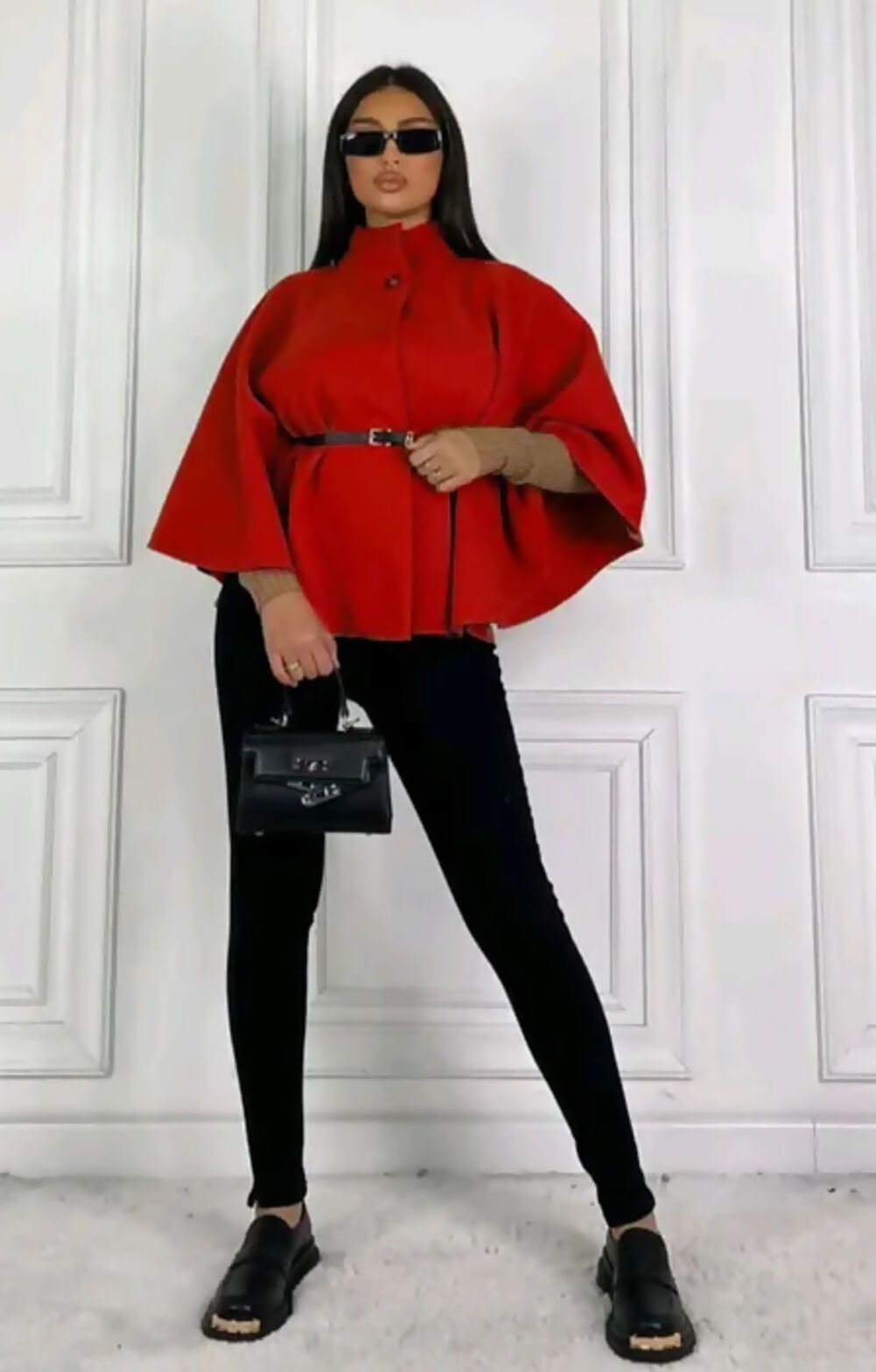 Belted Cape Coat