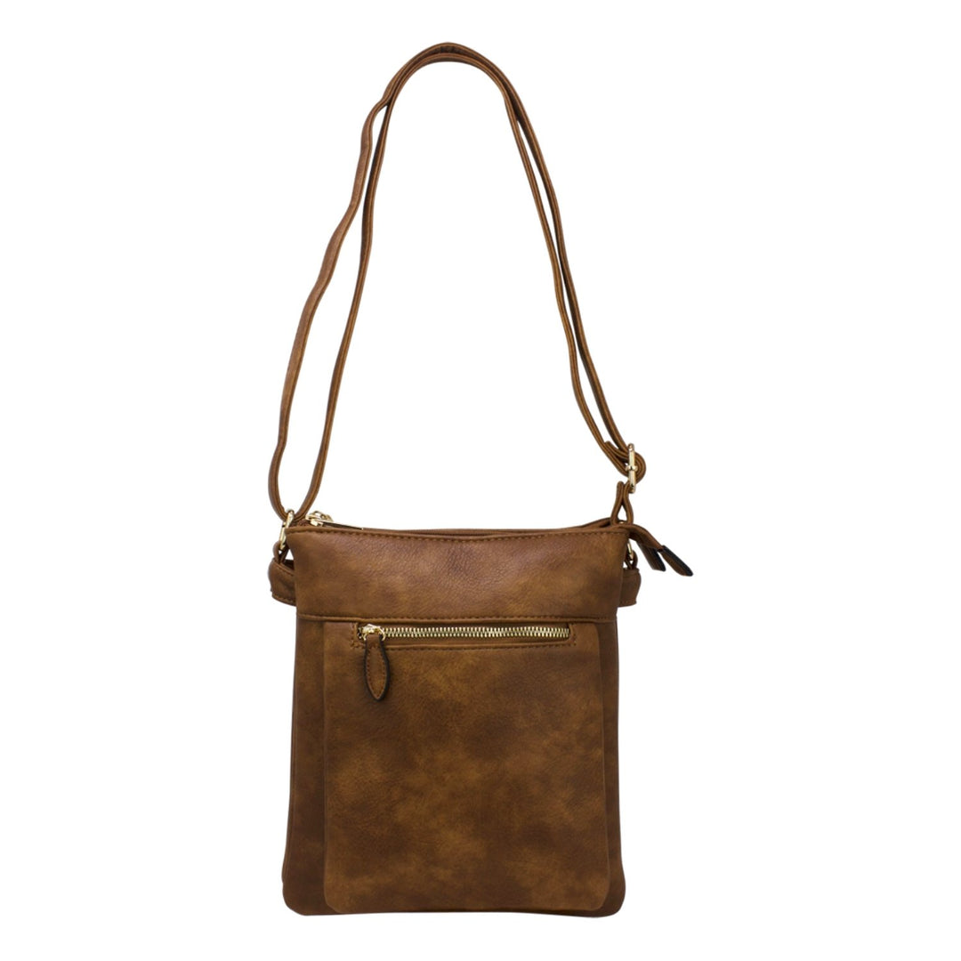 Crossbody Bag With Zipped Front Pocket