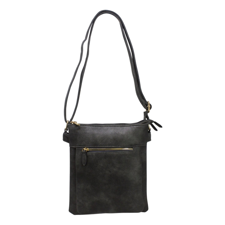 Crossbody Bag With Zipped Front Pocket